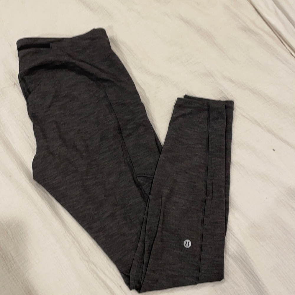 Lululemon gray running leggings